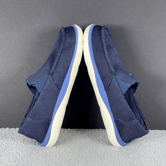 Sanuk Vagabond Tripper Men's Size 7 Mesh Slip On Loafers Navy Blue 1091409 - Picture 6 of 8